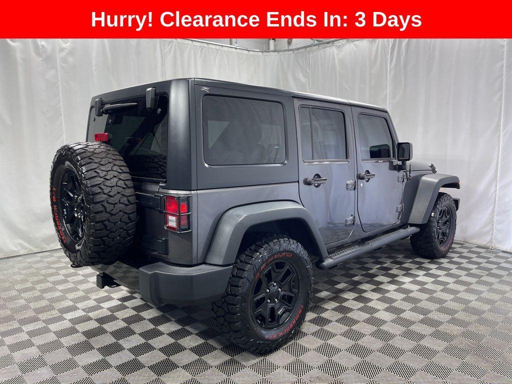 used 2016 Jeep Wrangler Unlimited car, priced at $17,595