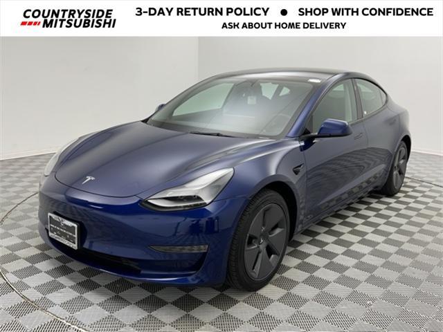 used 2022 Tesla Model 3 car, priced at $25,595
