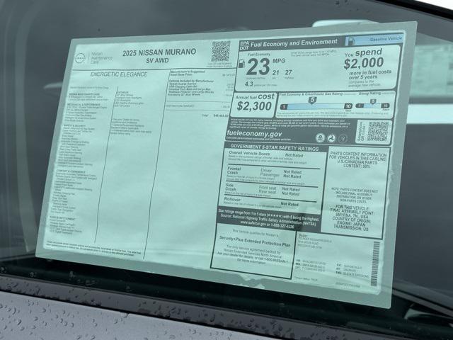 new 2025 Nissan Murano car, priced at $41,346