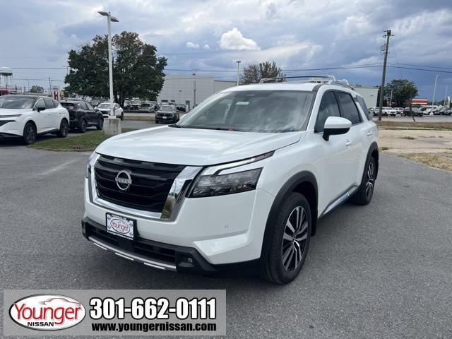new 2025 Nissan Pathfinder car, priced at $50,018