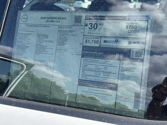 new 2025 Nissan Kicks car, priced at $28,412