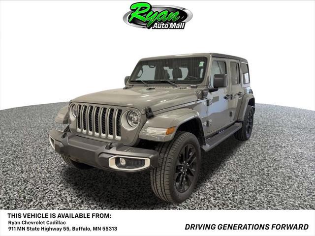 used 2021 Jeep Wrangler Unlimited 4xe car, priced at $29,997