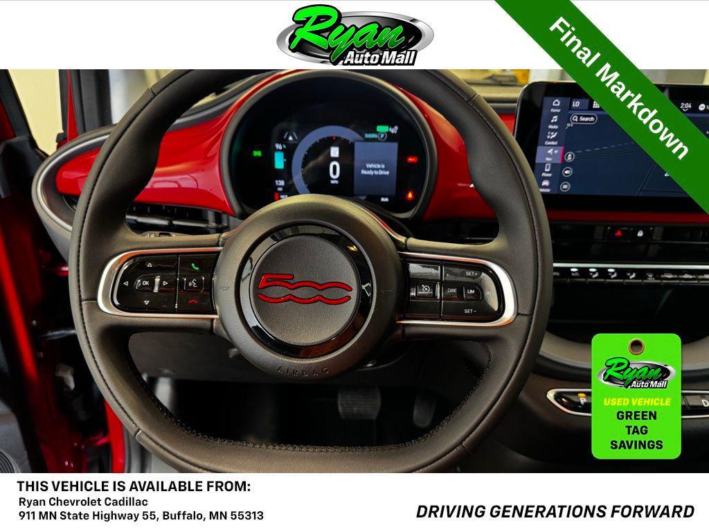 used 2024 FIAT 500e car, priced at $17,996