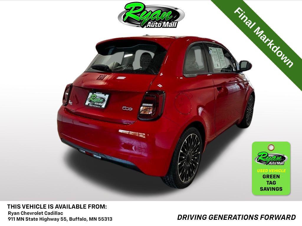used 2024 FIAT 500e car, priced at $16,996