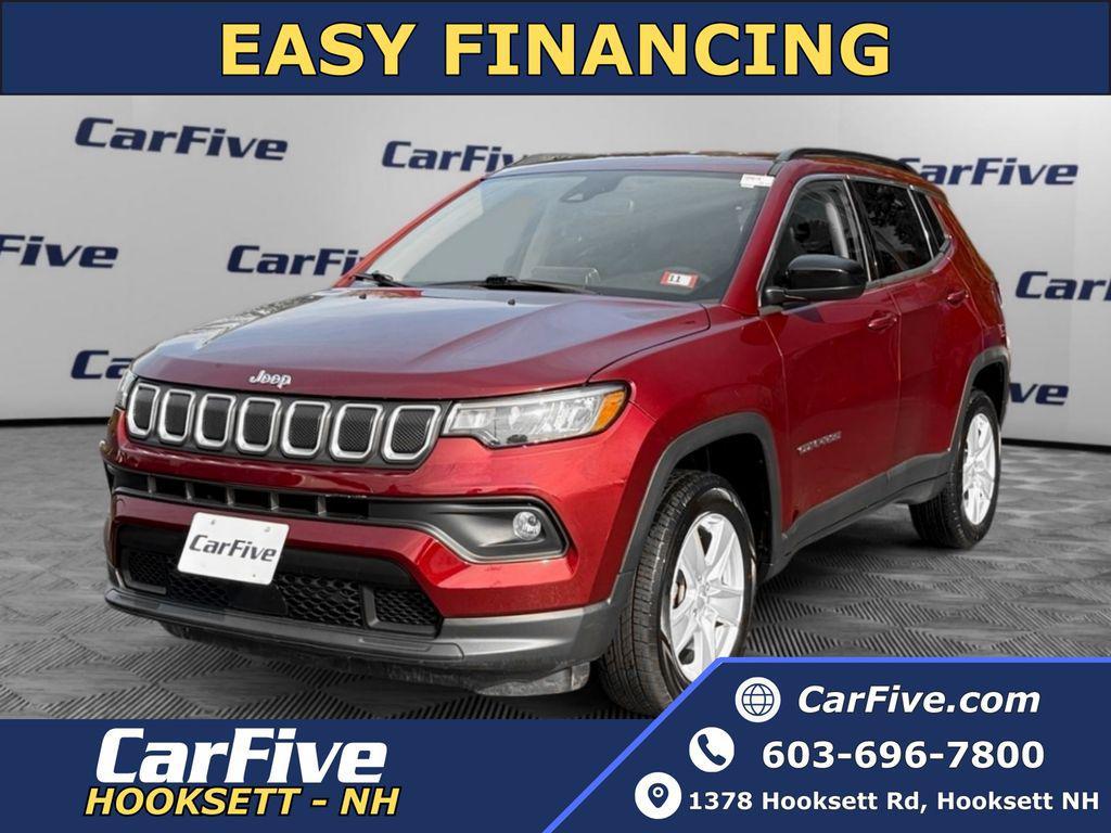 used 2022 Jeep Compass car, priced at $17,500