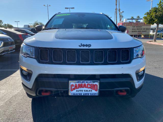 used 2021 Jeep Compass car, priced at $21,200