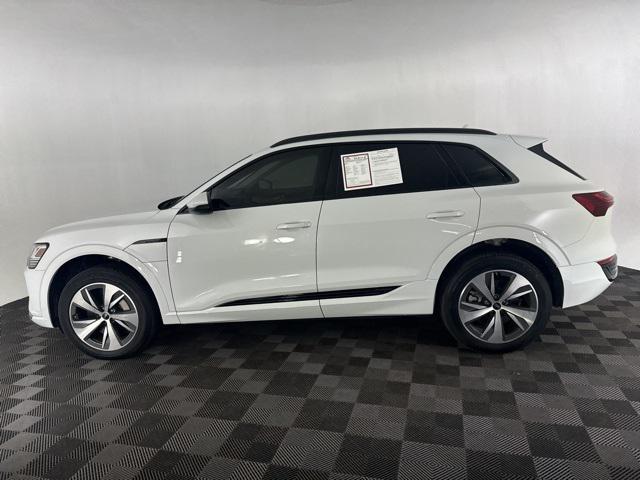 used 2024 Audi Q8 e-tron car, priced at $52,000