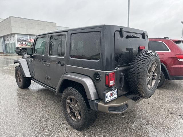 used 2016 Jeep Wrangler Unlimited car, priced at $22,500