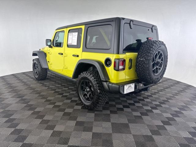 used 2024 Jeep Wrangler car, priced at $40,000