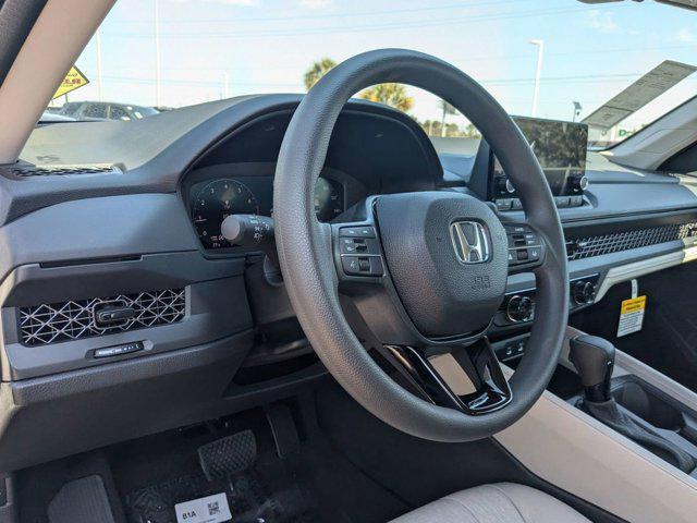 new 2025 Honda Accord car, priced at $27,445