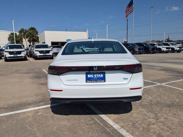 new 2025 Honda Accord car, priced at $27,445