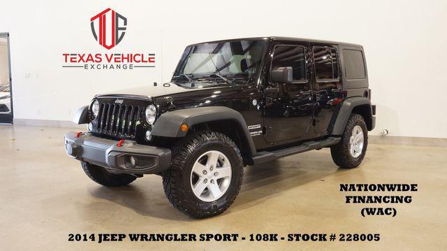 used 2014 Jeep Wrangler Unlimited car, priced at $16,900