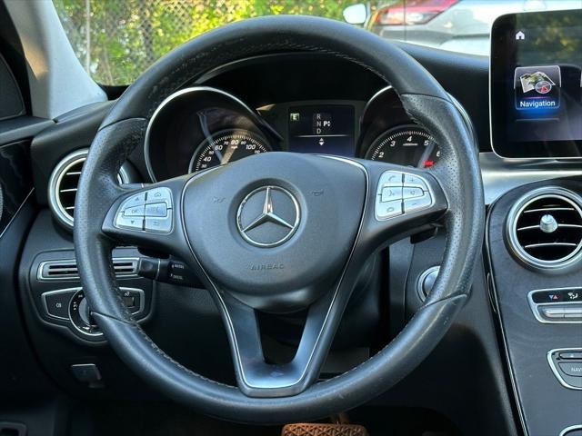 used 2017 Mercedes-Benz C-Class car, priced at $15,988