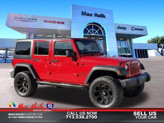 used 2018 Jeep Wrangler JK Unlimited car, priced at $22,500