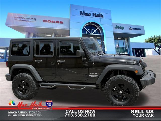used 2017 Jeep Wrangler Unlimited car, priced at $18,000