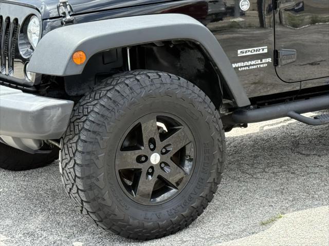 used 2017 Jeep Wrangler Unlimited car, priced at $18,000