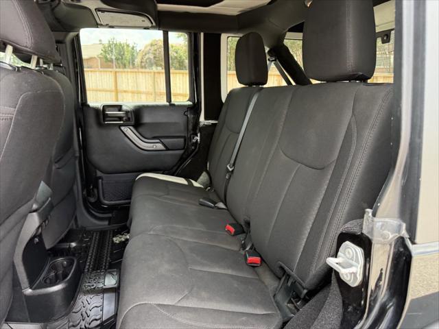 used 2017 Jeep Wrangler Unlimited car, priced at $18,000