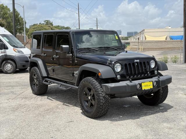 used 2017 Jeep Wrangler Unlimited car, priced at $18,000