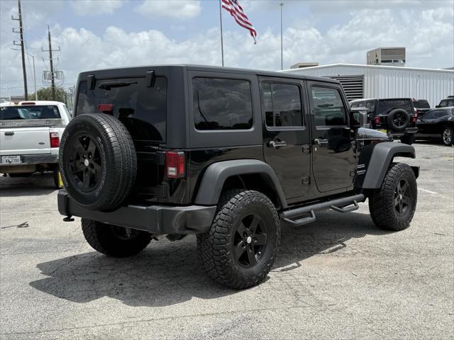 used 2017 Jeep Wrangler Unlimited car, priced at $18,000