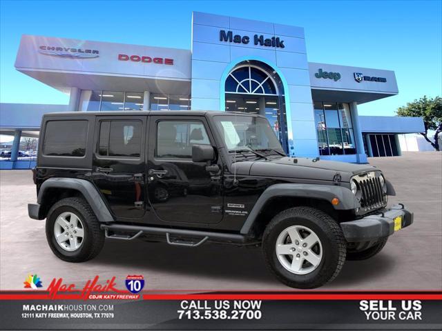 used 2016 Jeep Wrangler Unlimited car, priced at $19,500