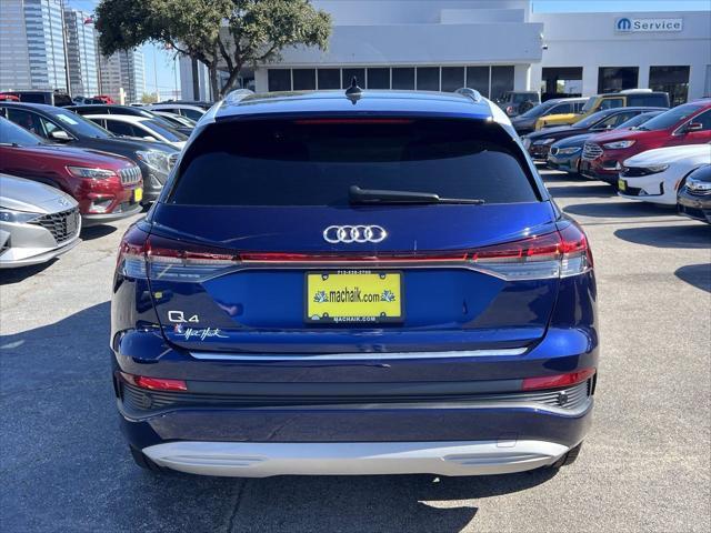 used 2023 Audi Q4 e-tron car, priced at $30,500