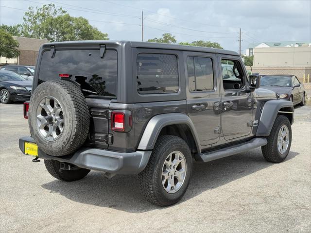 used 2020 Jeep Wrangler Unlimited car, priced at $29,500