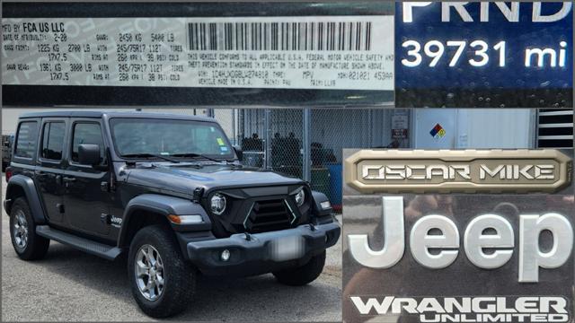 used 2020 Jeep Wrangler Unlimited car, priced at $32,500