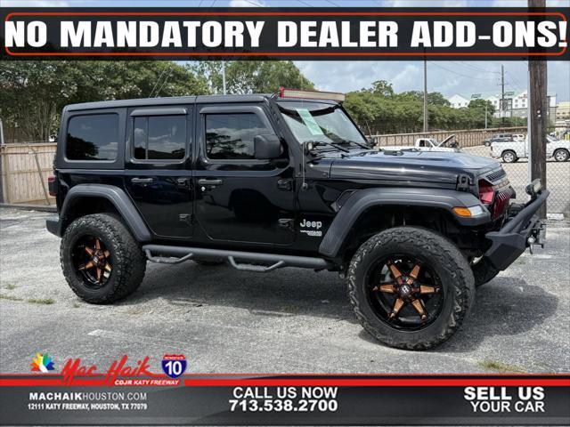 used 2020 Jeep Wrangler Unlimited car, priced at $30,000