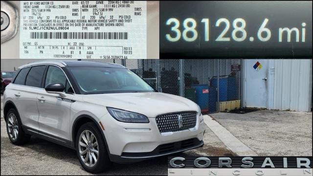 used 2022 Lincoln Corsair car, priced at $27,500