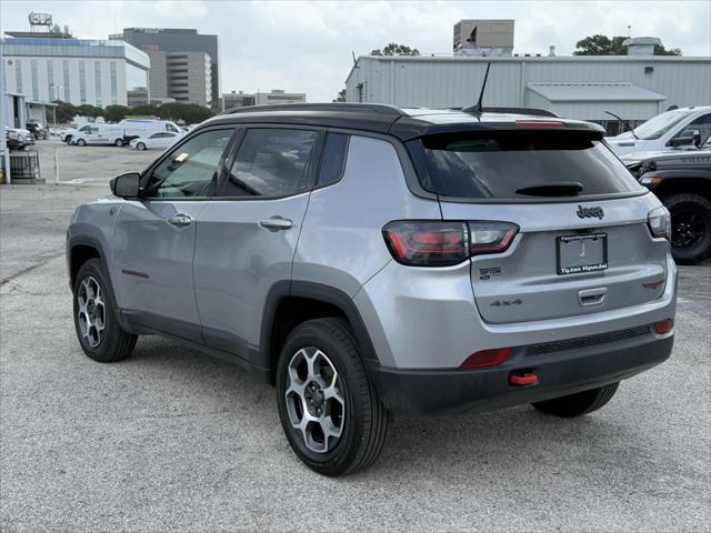 used 2022 Jeep Compass car, priced at $19,200