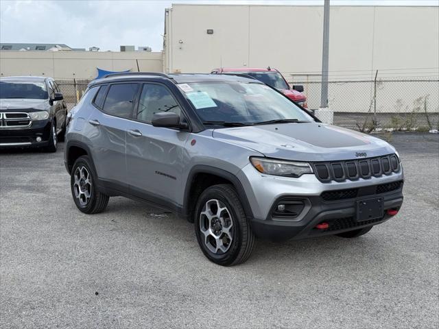 used 2022 Jeep Compass car, priced at $21,750