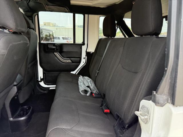 used 2016 Jeep Wrangler Unlimited car, priced at $17,500