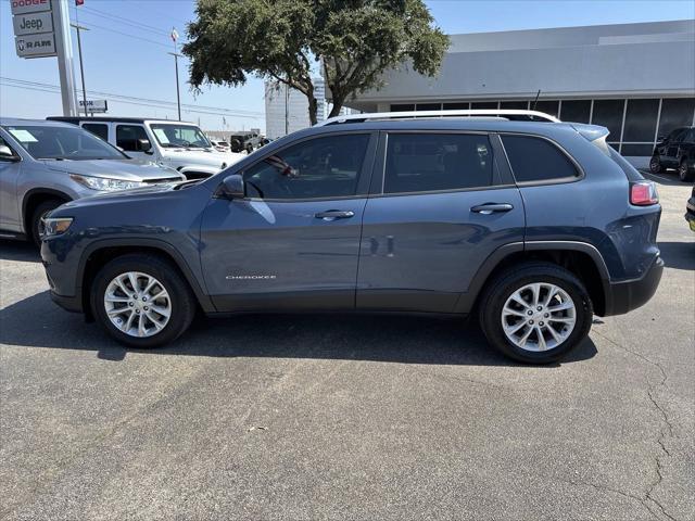 used 2021 Jeep Cherokee car, priced at $18,500