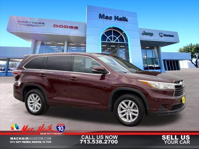 used 2015 Toyota Highlander car, priced at $14,250