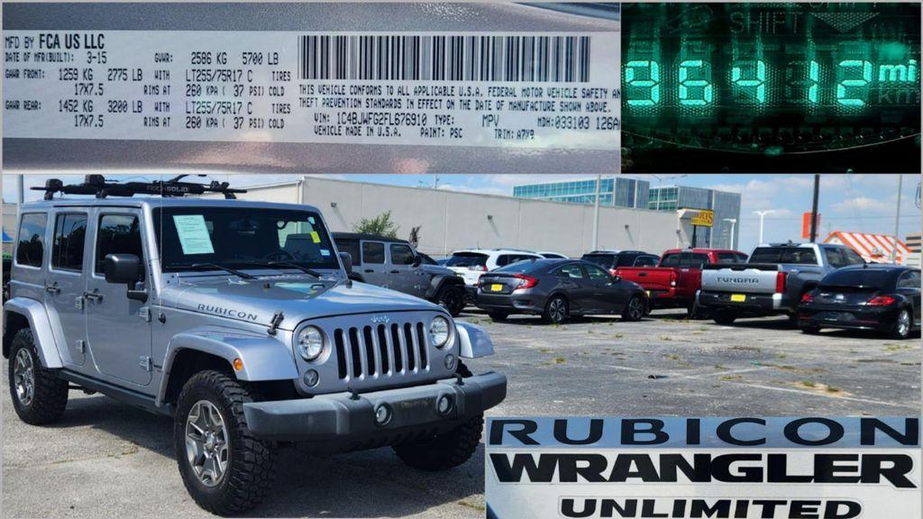used 2015 Jeep Wrangler Unlimited car, priced at $21,500