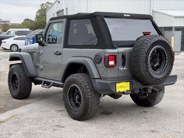 used 2021 Jeep Wrangler car, priced at $28,000