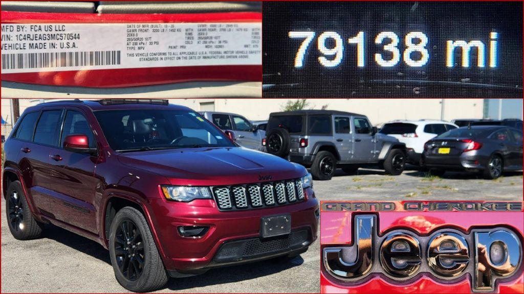 used 2021 Jeep Grand Cherokee car, priced at $22,000