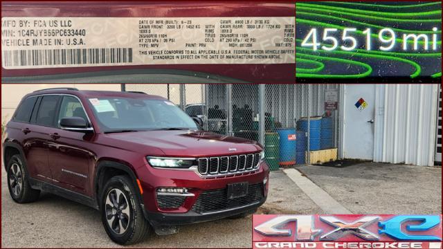 used 2023 Jeep Grand Cherokee 4xe car, priced at $30,000