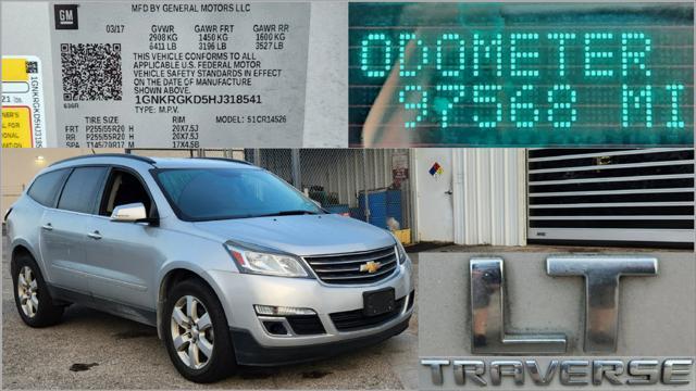 used 2017 Chevrolet Traverse car, priced at $13,500