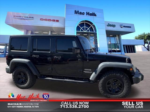 used 2016 Jeep Wrangler Unlimited car, priced at $18,500