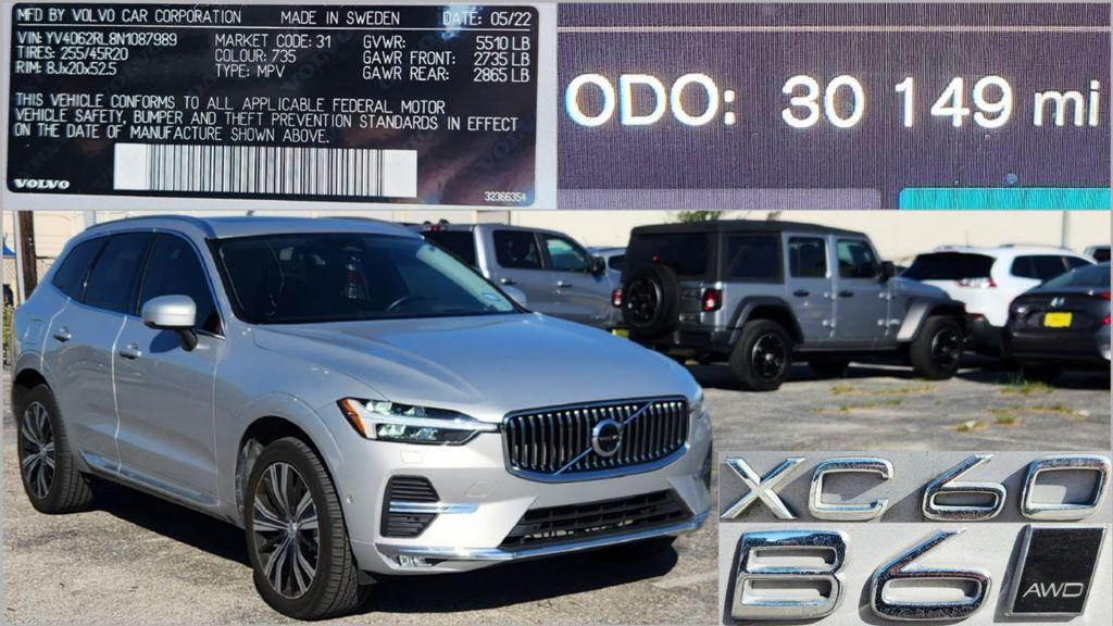 used 2022 Volvo XC60 car, priced at $35,500