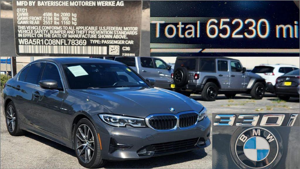 used 2022 BMW 330 car, priced at $25,000