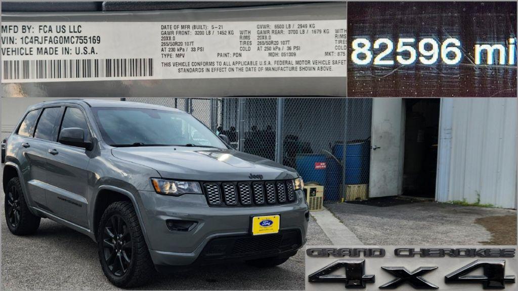 used 2021 Jeep Grand Cherokee car, priced at $23,500