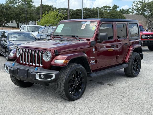 used 2022 Jeep Wrangler Unlimited 4xe car, priced at $31,500