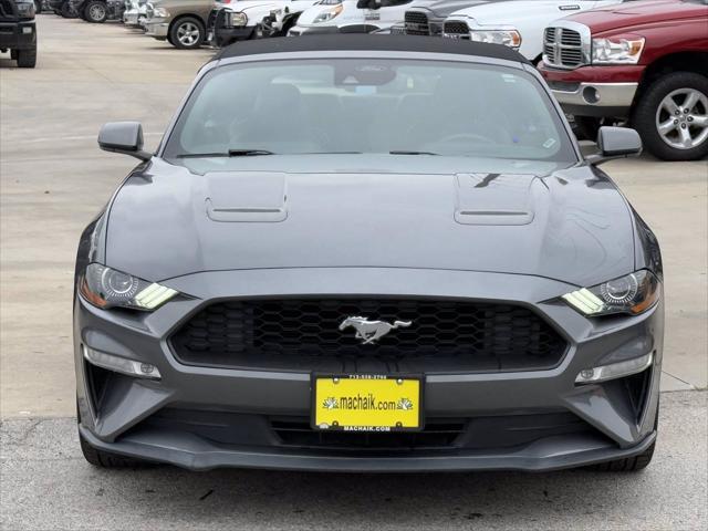 used 2021 Ford Mustang car, priced at $18,500