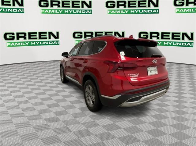 used 2021 Hyundai Santa Fe car, priced at $18,625