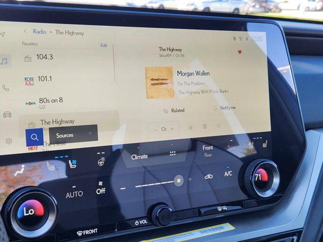 new 2026 Lexus TX 500h car, priced at $75,184