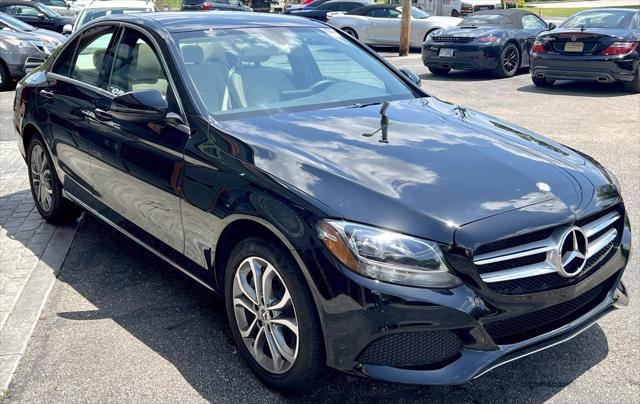 used 2017 Mercedes-Benz C-Class car, priced at $24,999