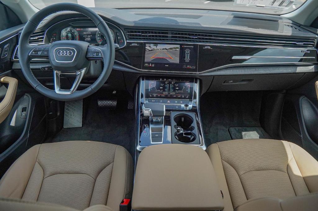 new 2025 Audi Q8 car, priced at $77,242