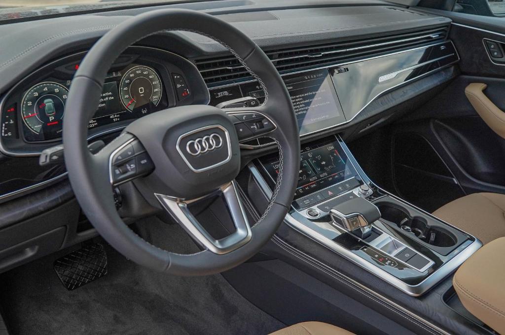 new 2025 Audi Q8 car, priced at $77,242